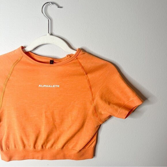 Alphalete OG Revival Orange Crop Top - Picture 3 of 7